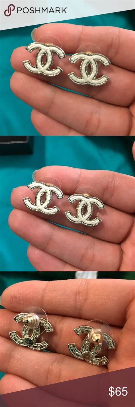 chanel earring dupe|Chanel look alike earrings.